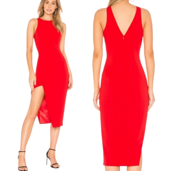 JAYGODFREY Dresses & Skirts - Jay Godfrey Pine Dress Asymmetrical Hem